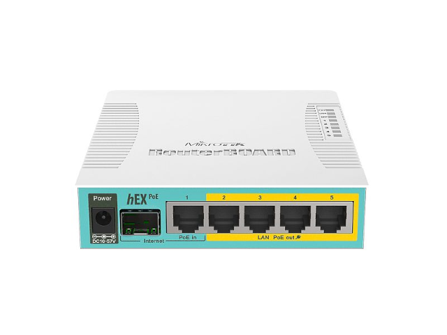 Mikrotik Router RB960PGS con USB y Switch Gigabit Negro