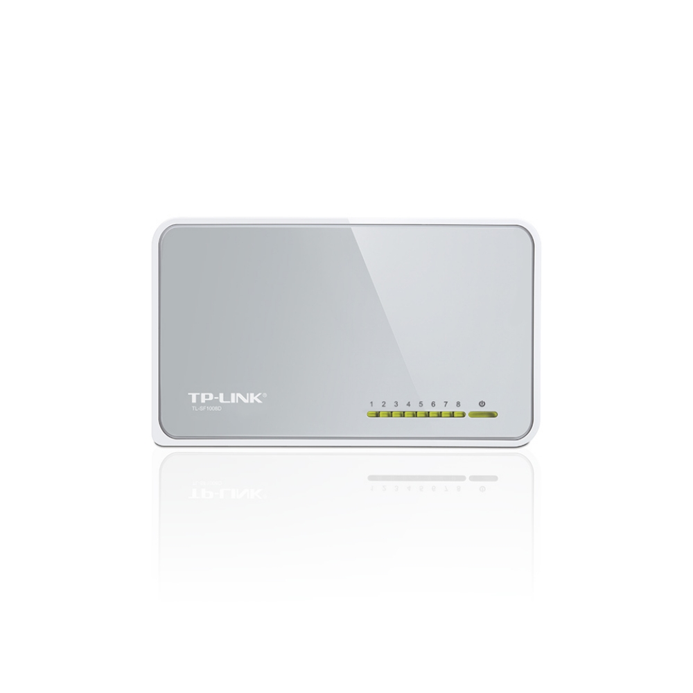 [TL-SF1008D] Switch de Escritorio TPLINK de 8 Puertos de 10/100 Mbps COLOR Blanco