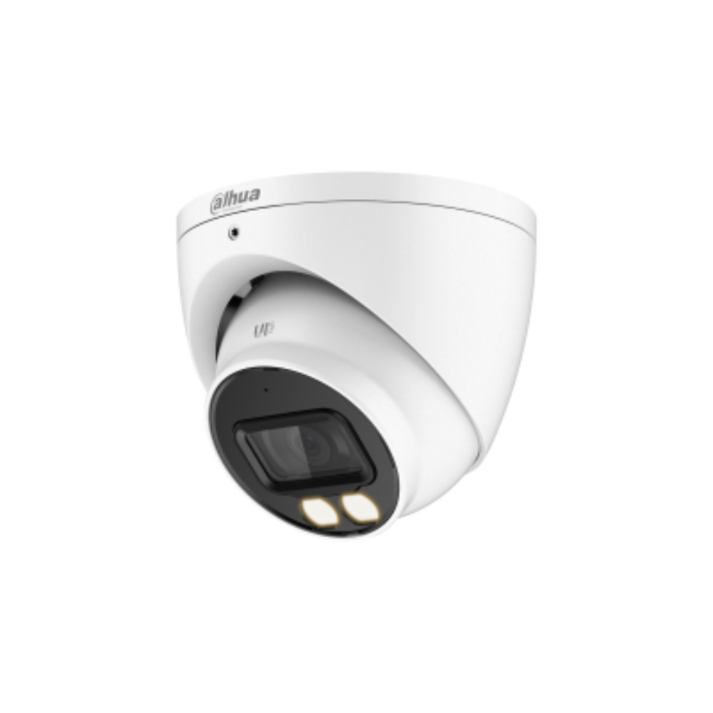 Camara Analoga Tipo Domo de 2MP/Lente Fijo 2.8MM/Smart Dual Light/Distancia de iluminación de 40m/Mic Incorporado/Reducción de Ruido en Tres Dimensiones 3D NR /