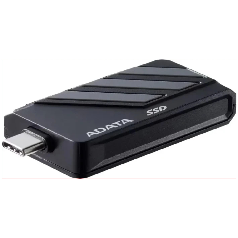 [SC735-1000G-CCBK/GY] SSD externo ultra portátil de 1 TB USB-C retráctil Certificación MIL-STD-810G