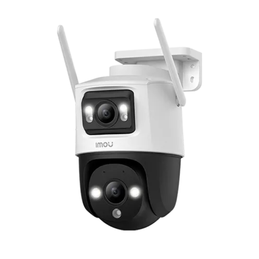 [IPC-S7XEN-8M0WED-3.6MM] Camara Cruiser Dual 2 WiFi IP/PT 8MP (3MP Lente Fijo/5MP Lente PT) Full Color, Compresion 265/H.264, IP66, MicroSD Hasta 512GB, Audio 2 Vías, Advertencia Roja-A