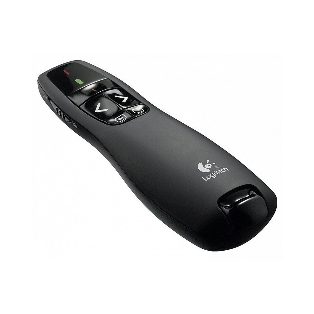 [910-001354] Logitech Presentador R400 Inalámbrico con Laser Negro