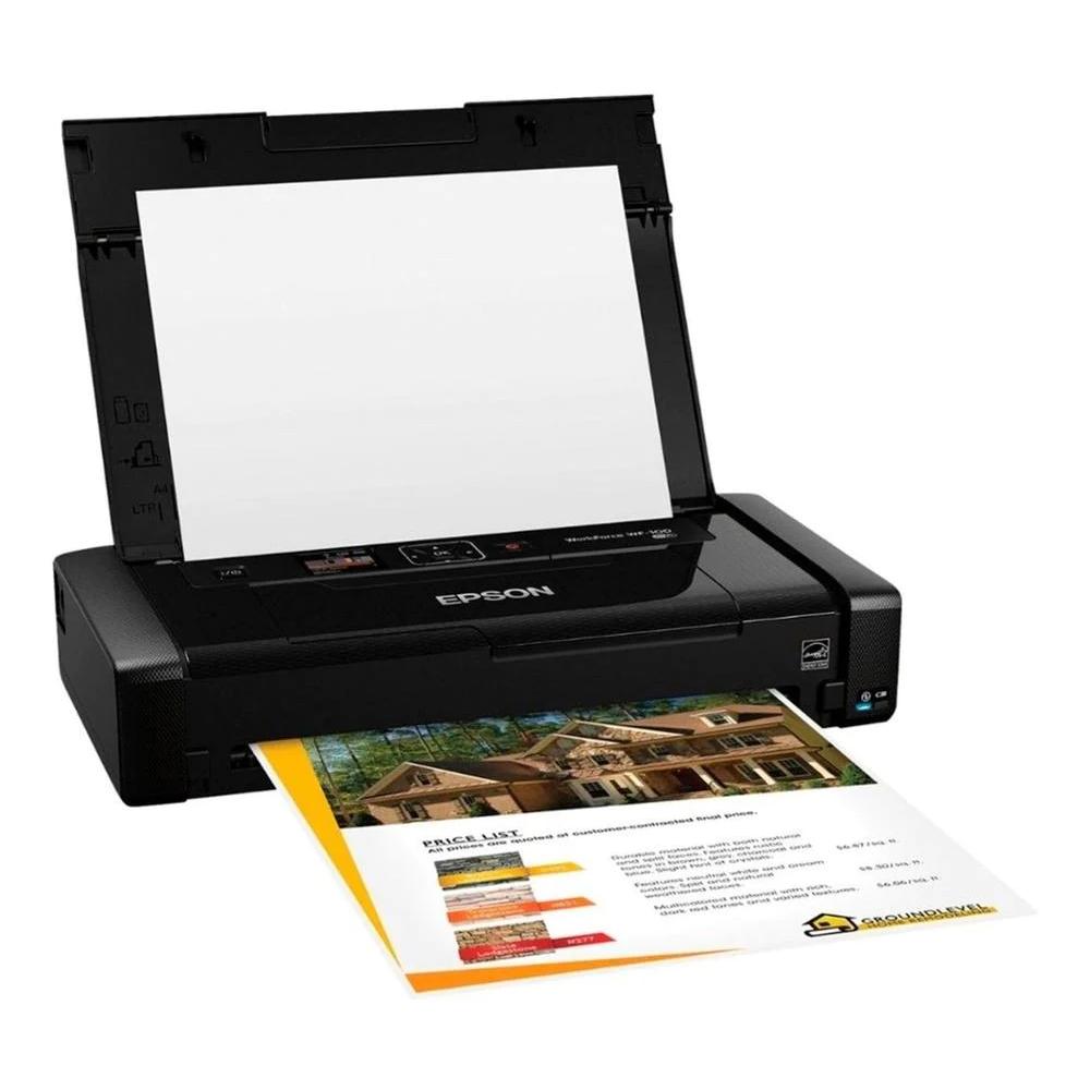 [C11CE05302] Impresora Epson WF-100 Color inalámbrica portátil