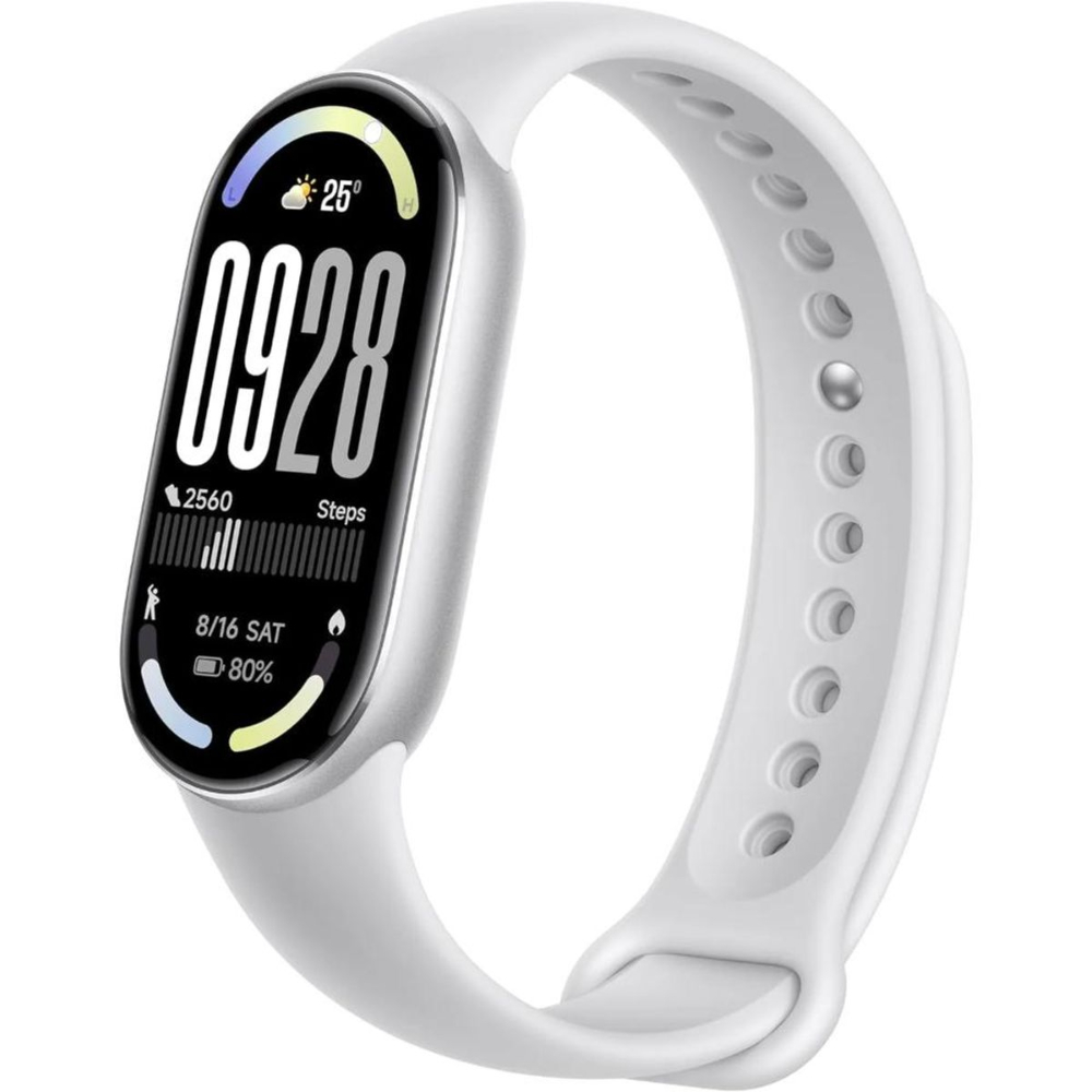 [BHR07PSGL] Xiaomi Pulsera Inteligente 10 Resistente al Agua Plateada