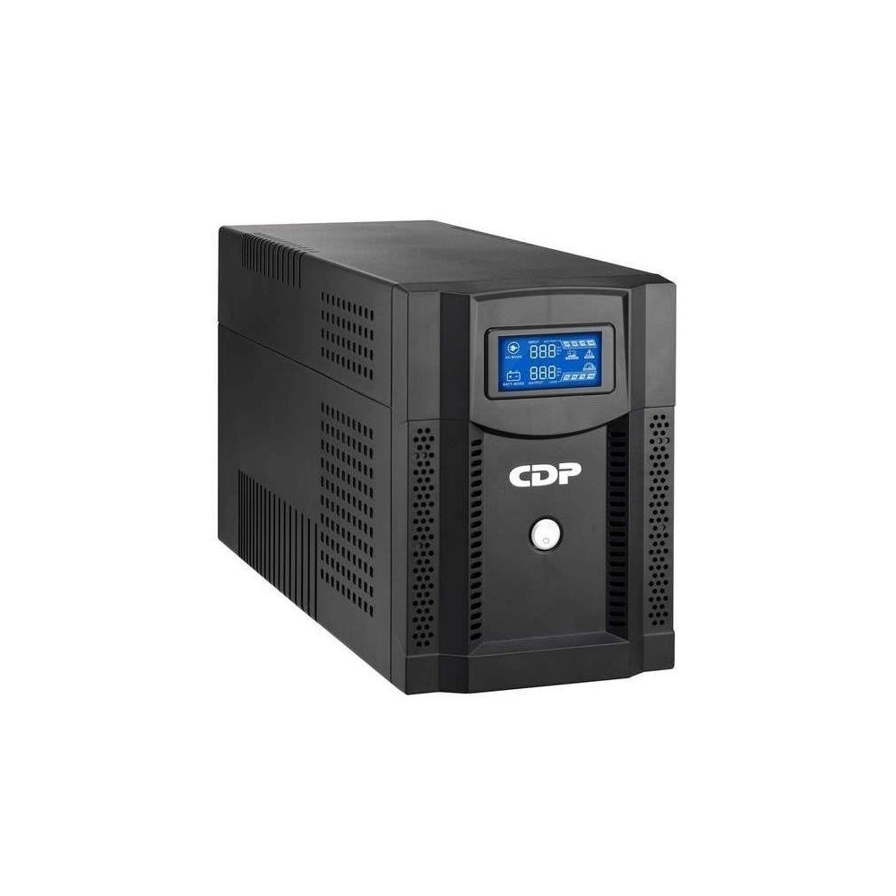 CDP UPS Interactiva 2000VA 1200W 8 Tomas Onda Senoidal Pura Negra