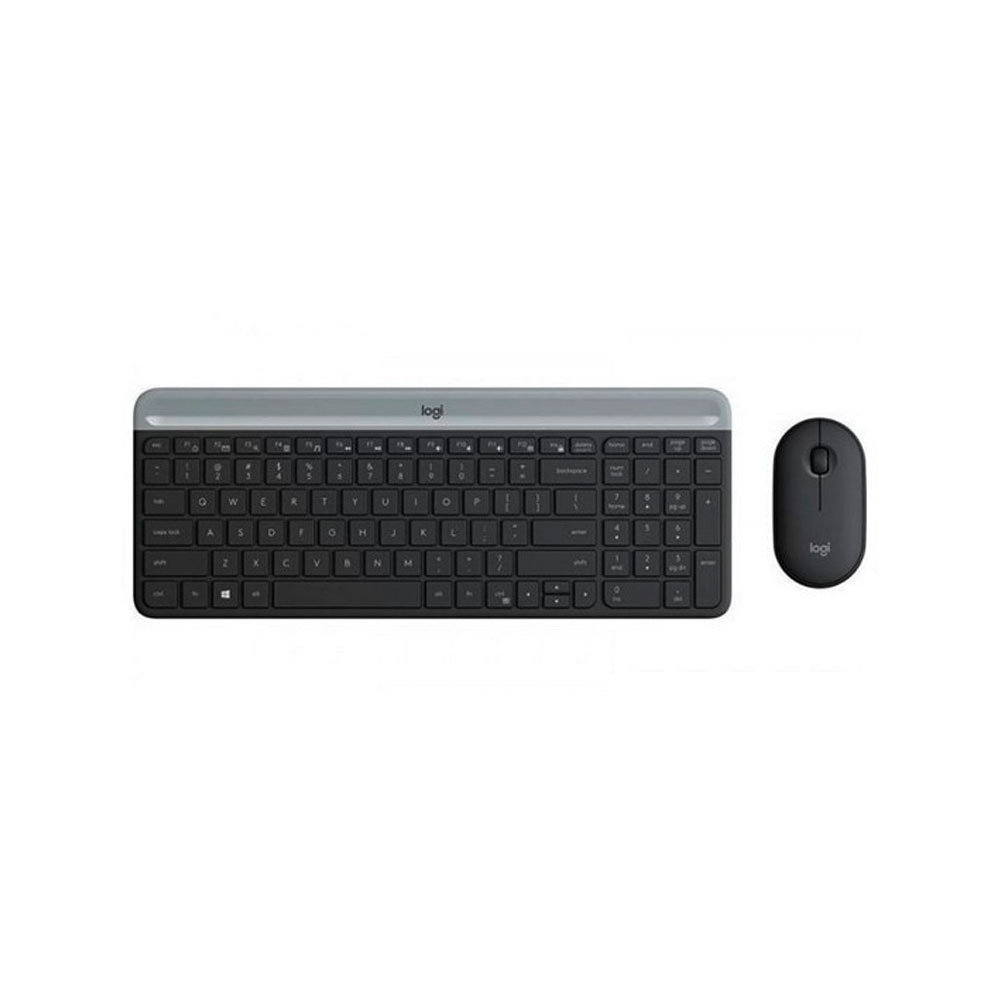 [920-009266] Logitech Combo Teclado y Mouse MK470 Inalámbricos Negros