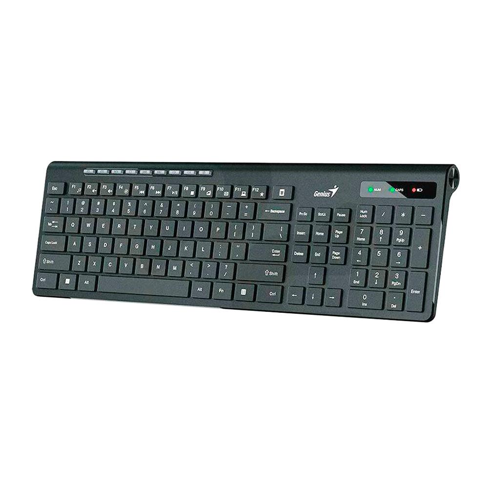 [31310021401] Genius Teclado SlimStar 7230 Teclas Tipo Chocolate Ergonómico Negro