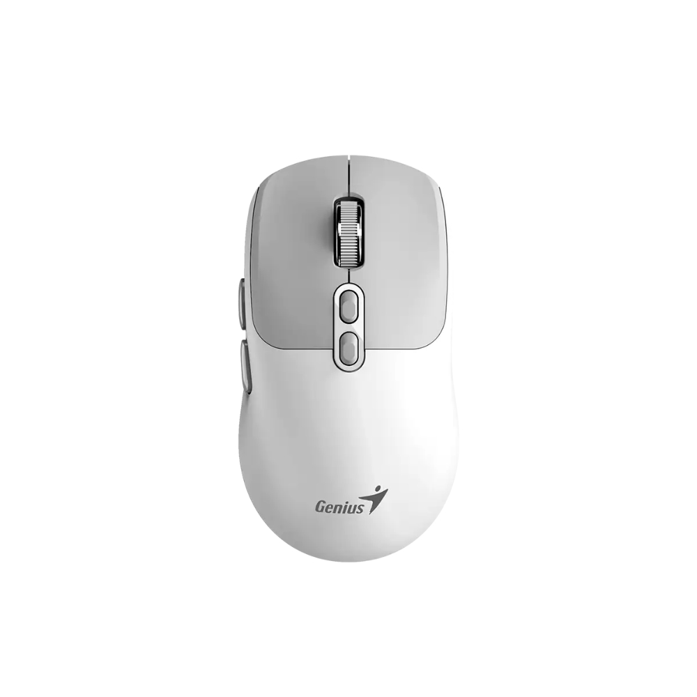 [31030042401] Genius Mouse Inalámbrico Nx - 8080S Blanco y Gris