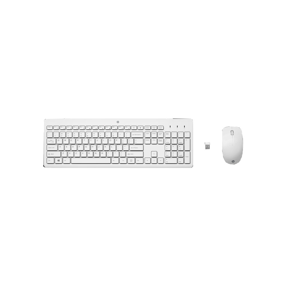 [3L1F0AA#ABM] HyperX Mouse HP 230 Inalámbrico y Teclado Blanco