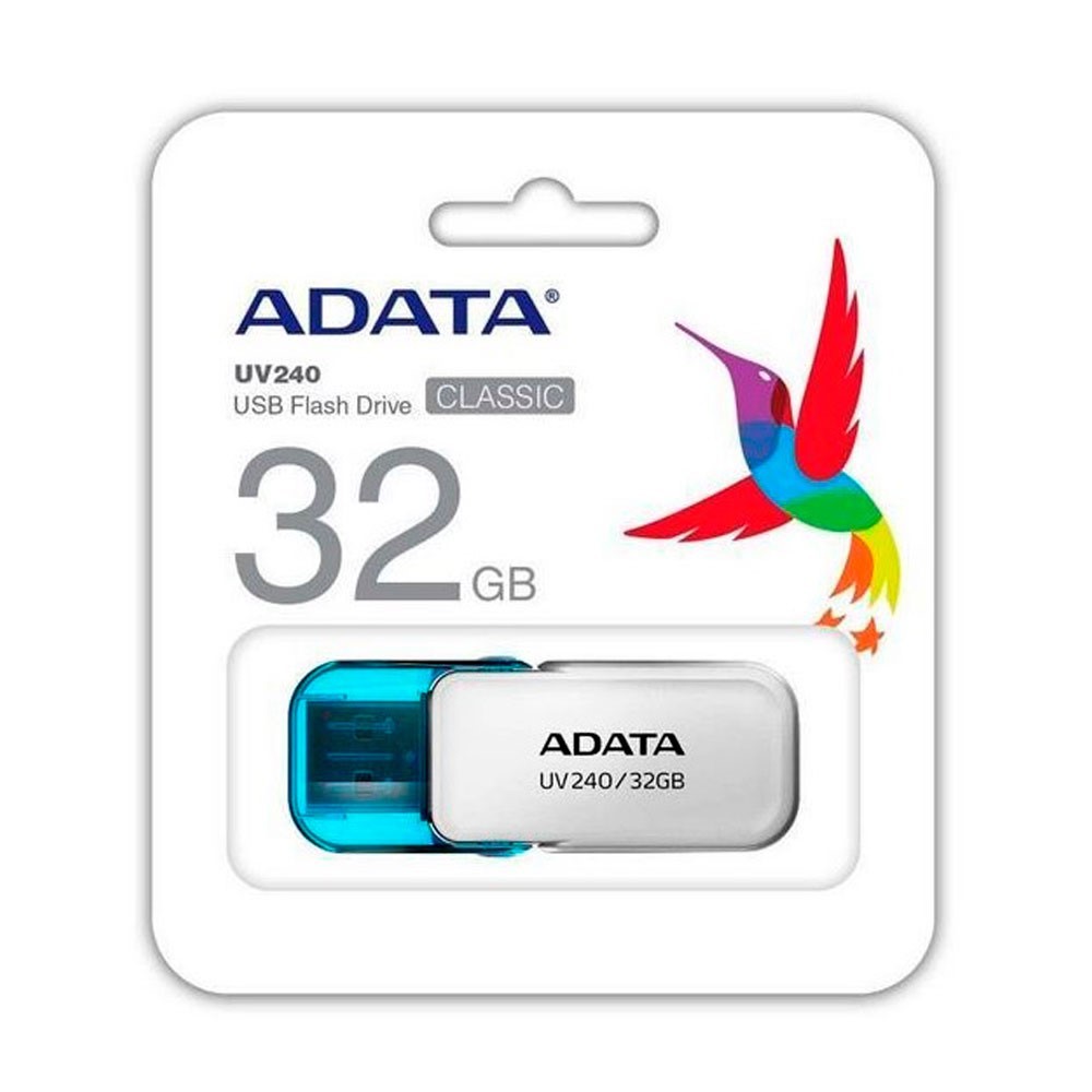 [AUV240-32G-RWH] Memoria USB ADATA 2.0 Escualizable 32GB COLOR Blanca