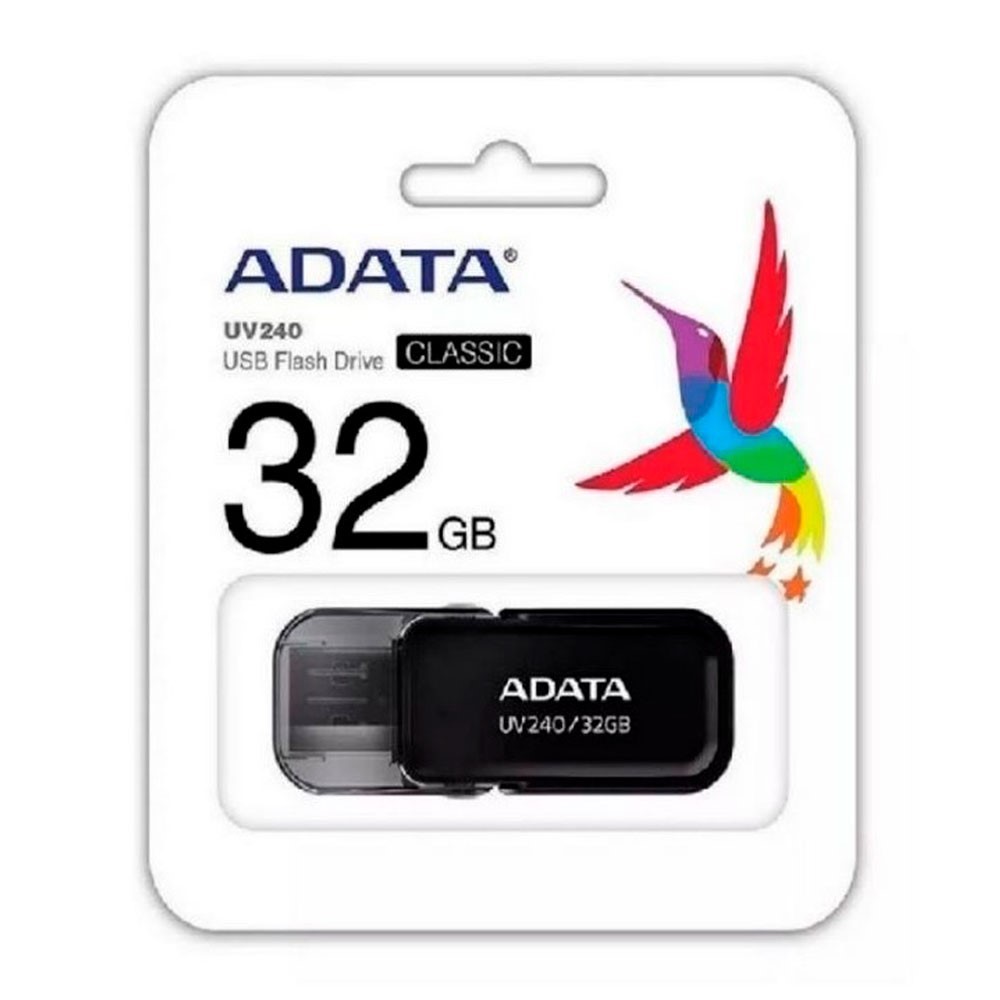 [AUV240-32G-RBK] ADATA Memoria USB AUV240 32GB USB 2.0 Negra