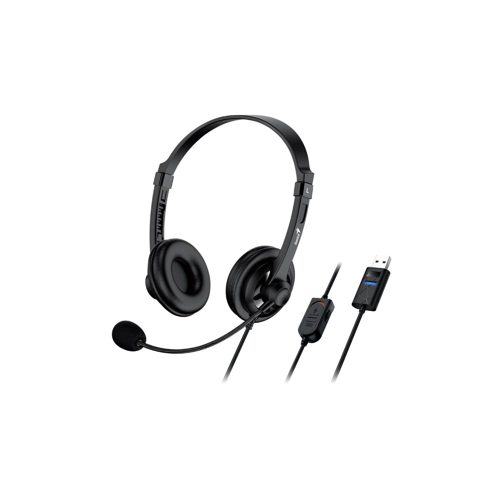 Genius Audífonos Usd Hs-230U Diadema Con Micrófono Negros