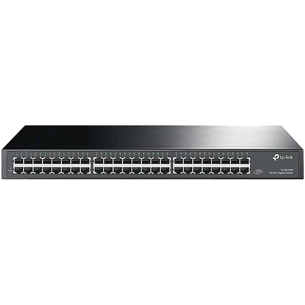 [TL-SG1048] Switch TP-LINK NO Administrable 48 Puertos RJ45 de 10/100/1000Mbps COLOR Negro