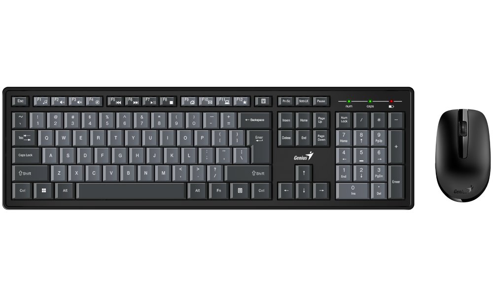 [31340003420] Genius Combo Teclado y Mouse Km-8200 Inalámbricos