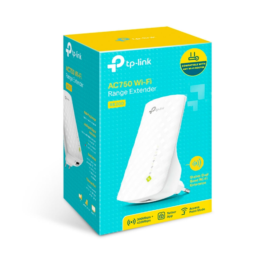 [RE200] TP-Link Extensor de Red Inalámbrico AC750 Doble Banda Blanco