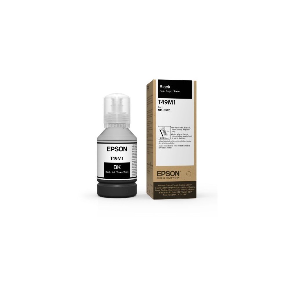 [C13T49M120] Epson Cartucho T49M120 UltraChrome Ds Negro 140 Ml