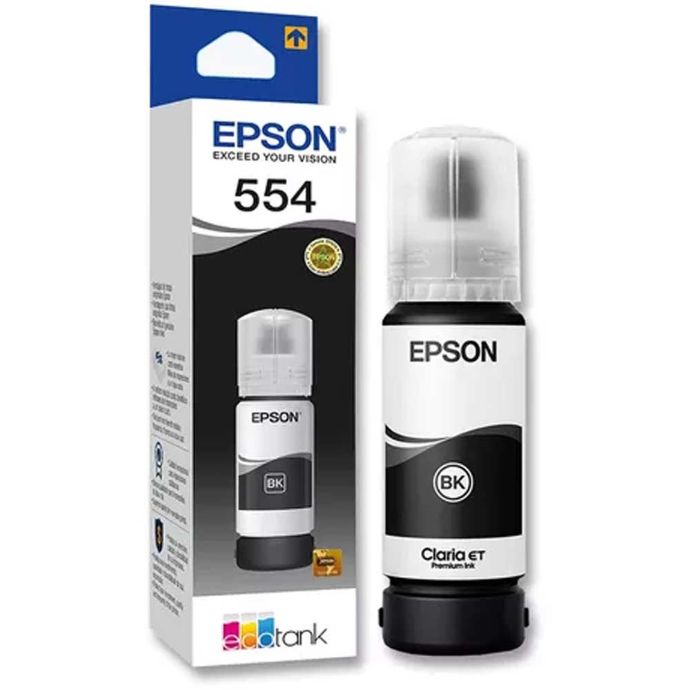 [C13T06X12A] Botella de Tinta EPSON T554120 AL 70 ml COLOR Negro