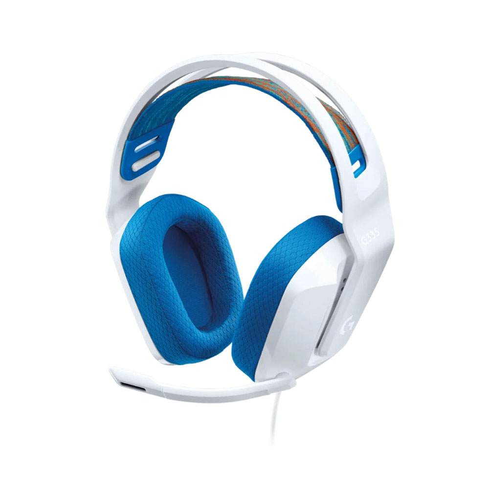 [981-001017] Logitech Audífonos Gaming G335 Conector 3.5mm Blancos