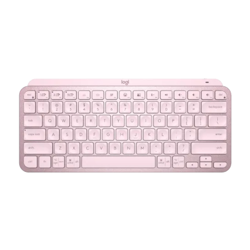 [920-010478] Logitech Teclado MX Keys Mini Inalámbrico Retroiluminado Rosa