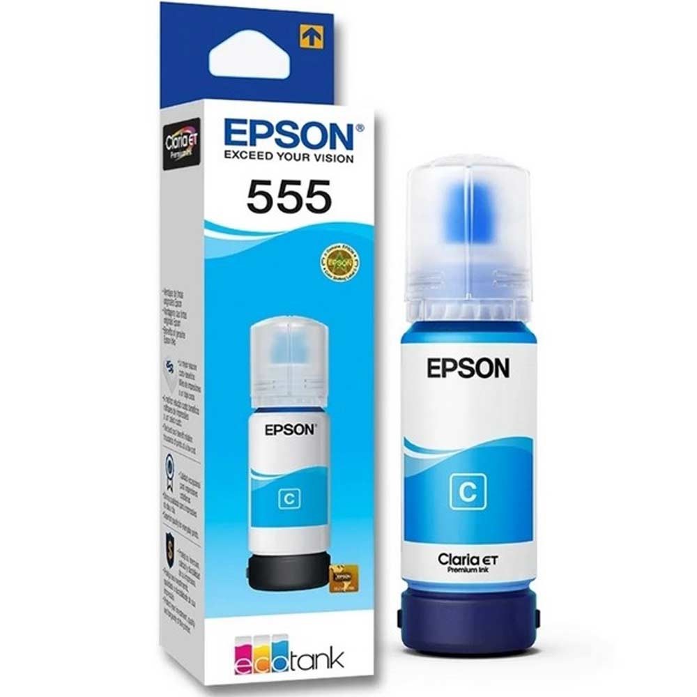 [C13T06Y22A] Botella de Tinta EPSON T555220 AL L8180 70 ml COLOR Cyan