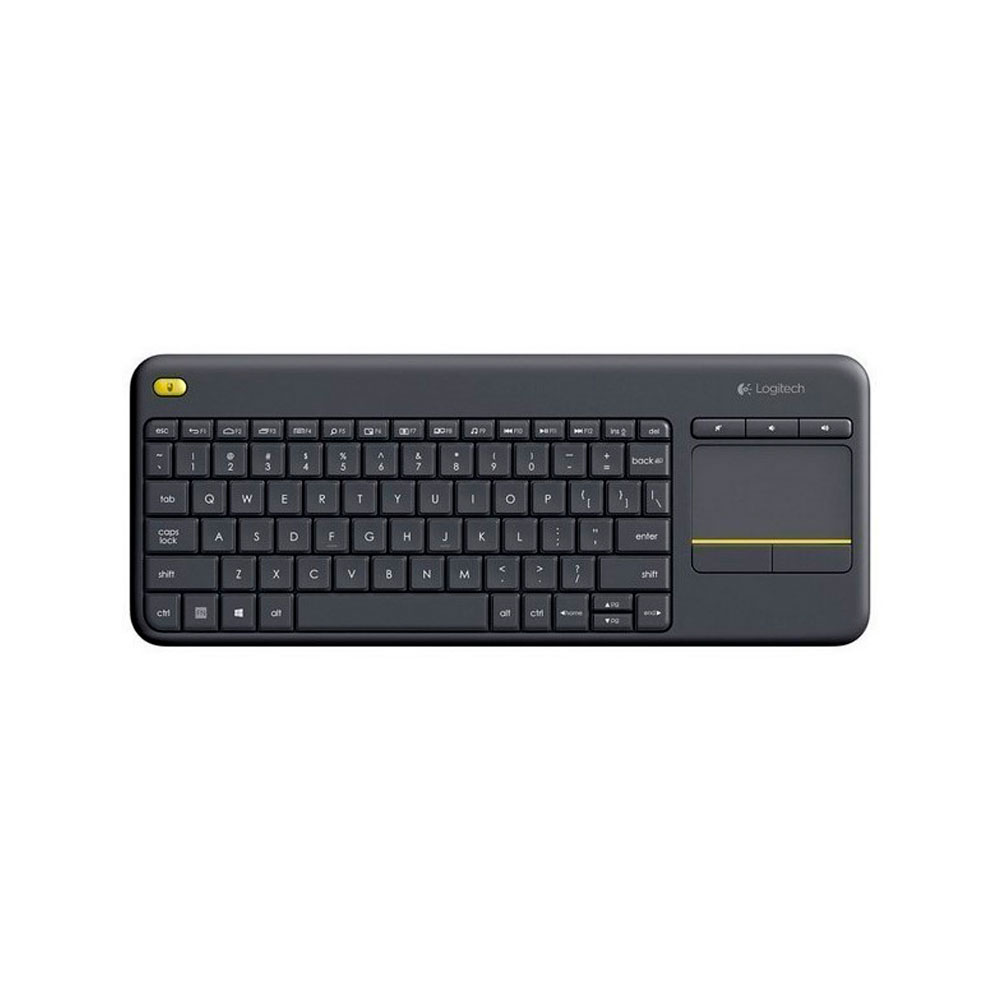 [920-007123] Logitech Teclado Inalámbrico K400 Plus Con TouchPad Negro