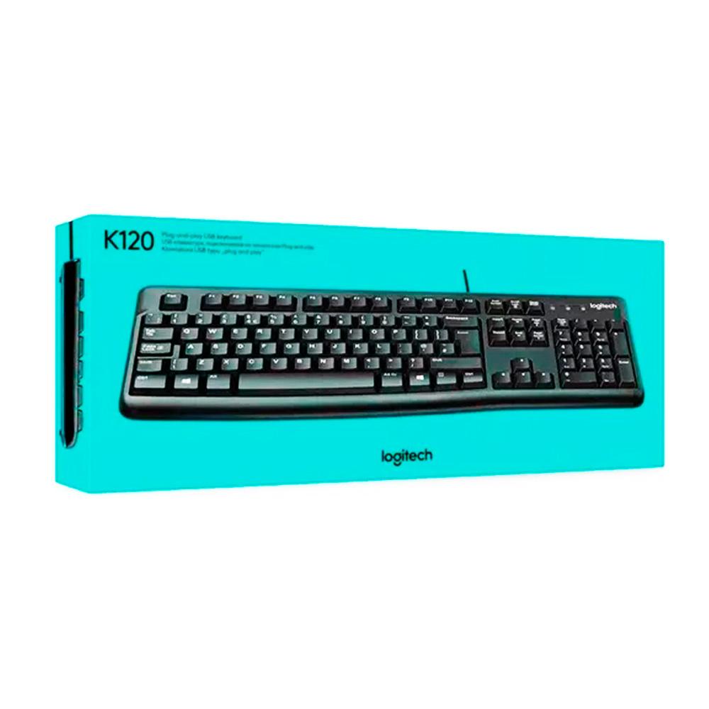 [920-004422] Logitech Teclado K120 QWERTY Alámbrico Negro