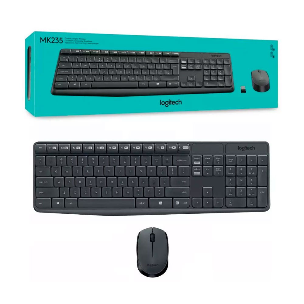 [920-009792] Logitech Combo Teclado y Mouse MK295 Silenciosos Negros