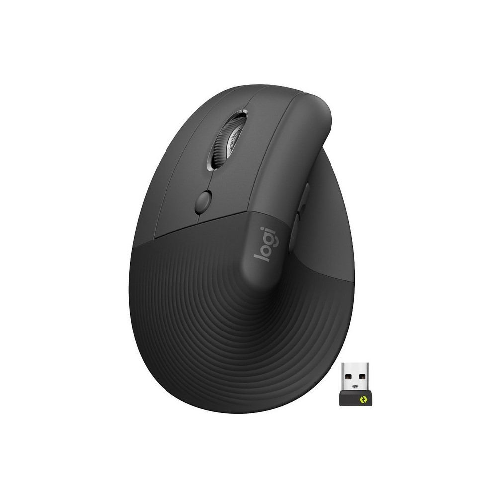 [910-006467] Logitech Mouse Vertical Para Usuarios Zurdos Gris