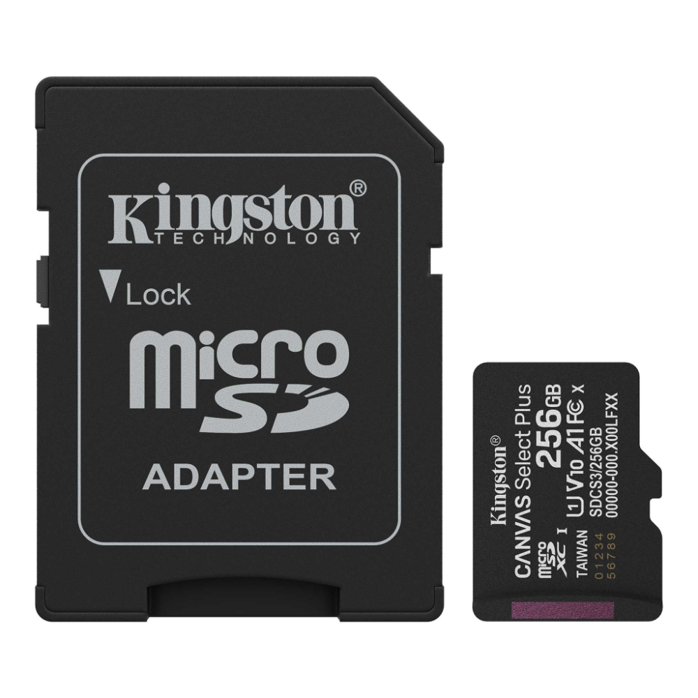 [SDCS3/256GB] Kingston Tarjeta De Memoria MicroSD Canvas Select Plus 256GB Rápida