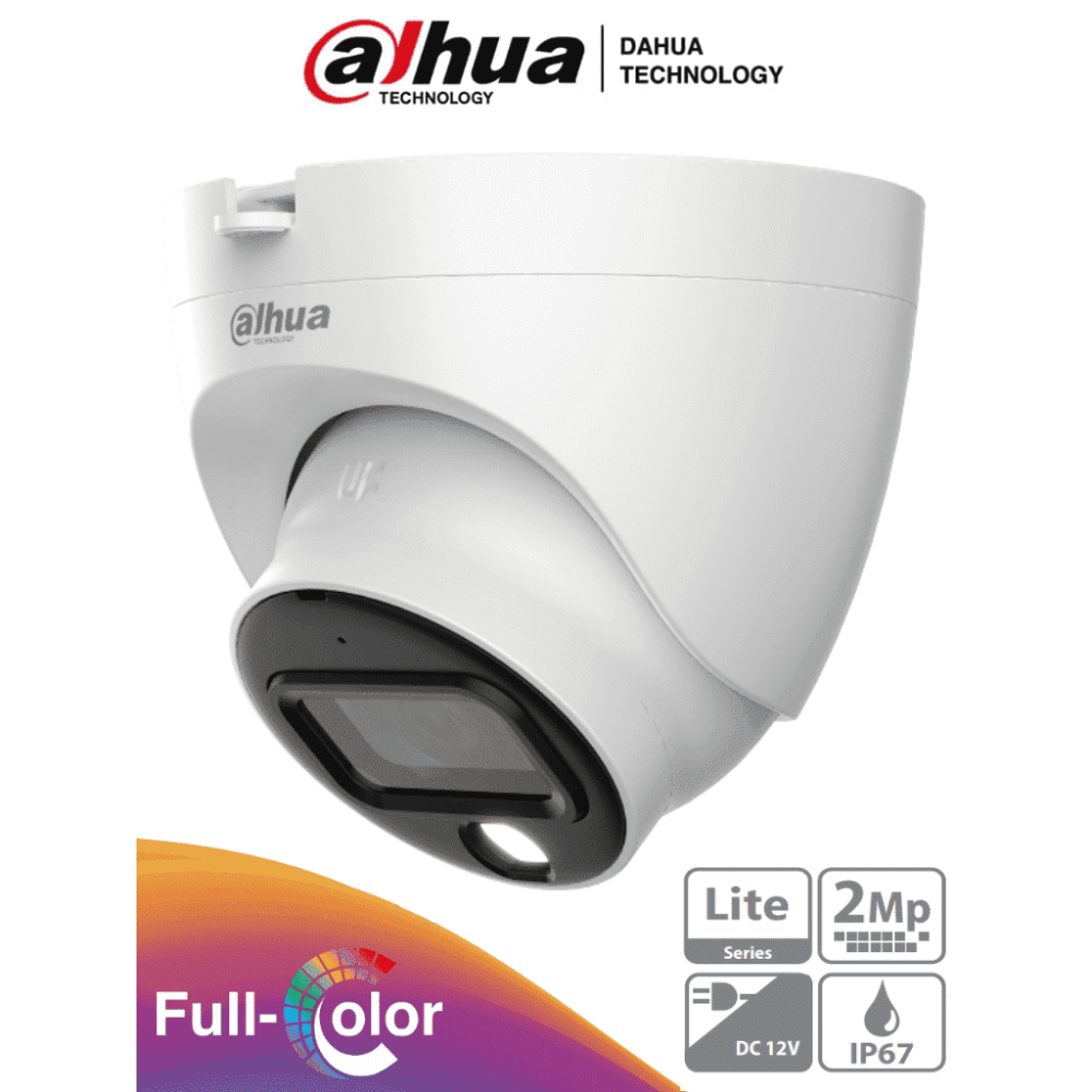 [DH-HAC-HDW1209TLQN-A-LED-2.8MM] Dahua Cámara Domo HAC HDW1209TLQN 4 en 1 Full HD Blancas