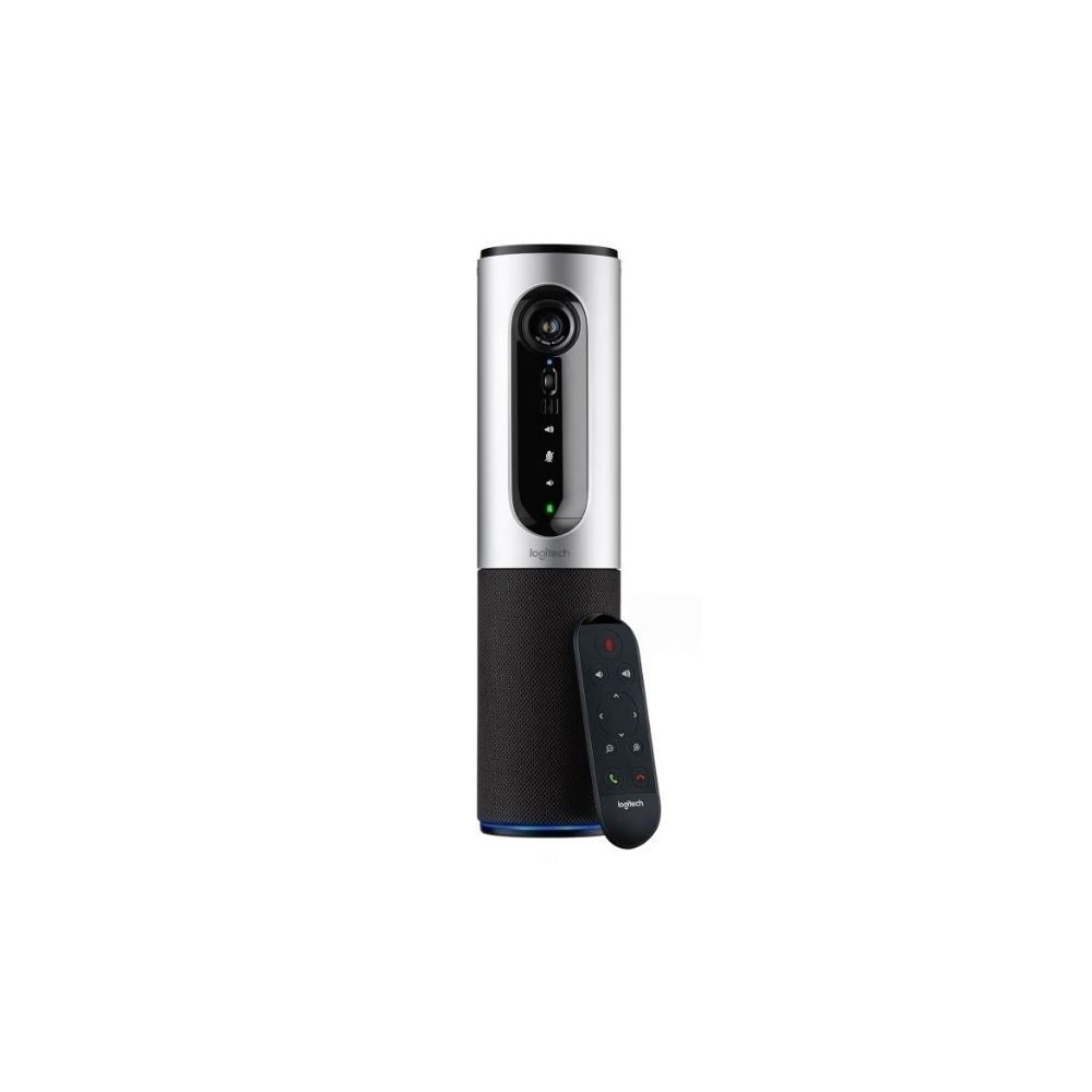 Logitech Videocámara ConferenceCam Connect Cámara Full HD 1080 Compacta Plateada y Negra
