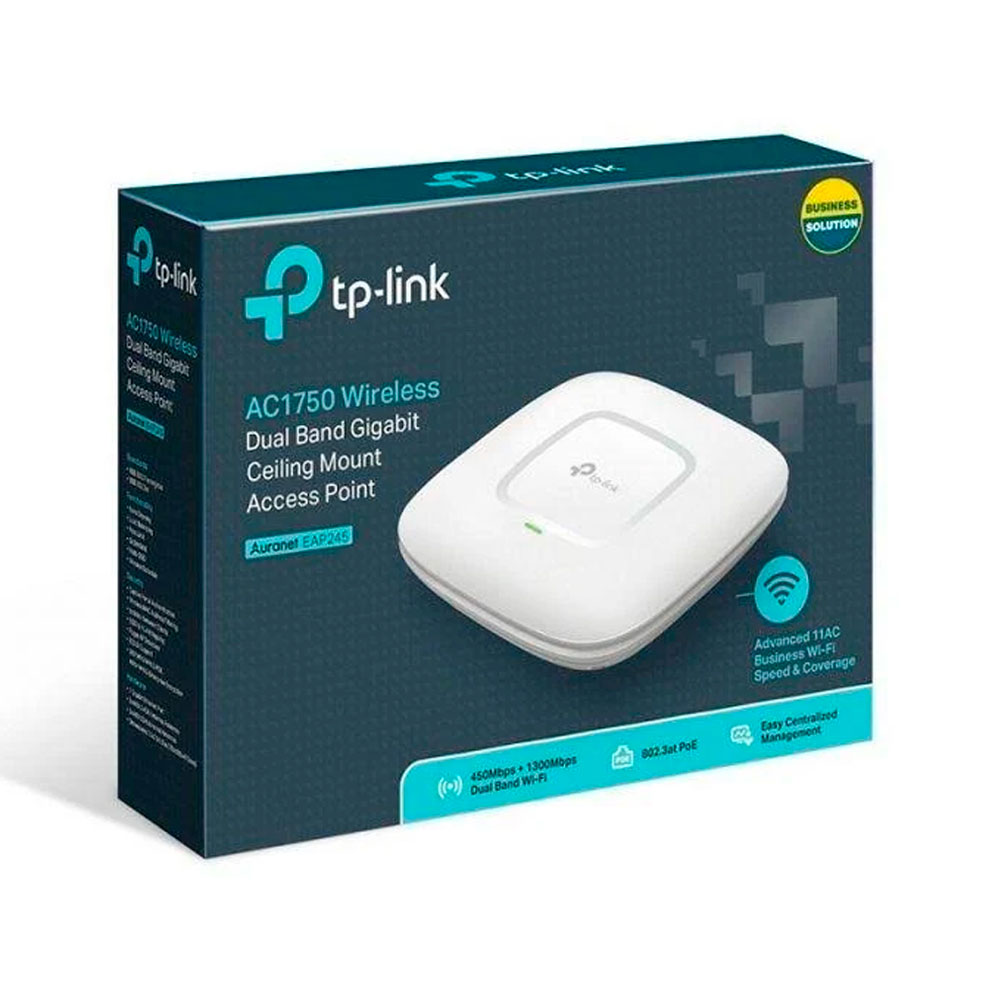 [EAP245] Punto de Acceso Gigabit Inalámbrico de Doble Banda Ac1750 Blanco