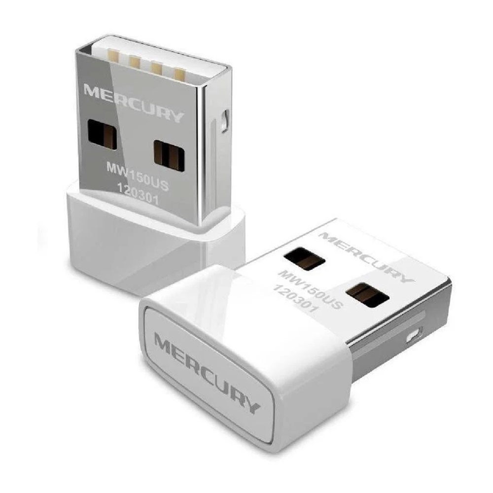 [MW150US] Mercusys Adaptador Inalámbrico Nano USB MW150US 150Mbps Blanco