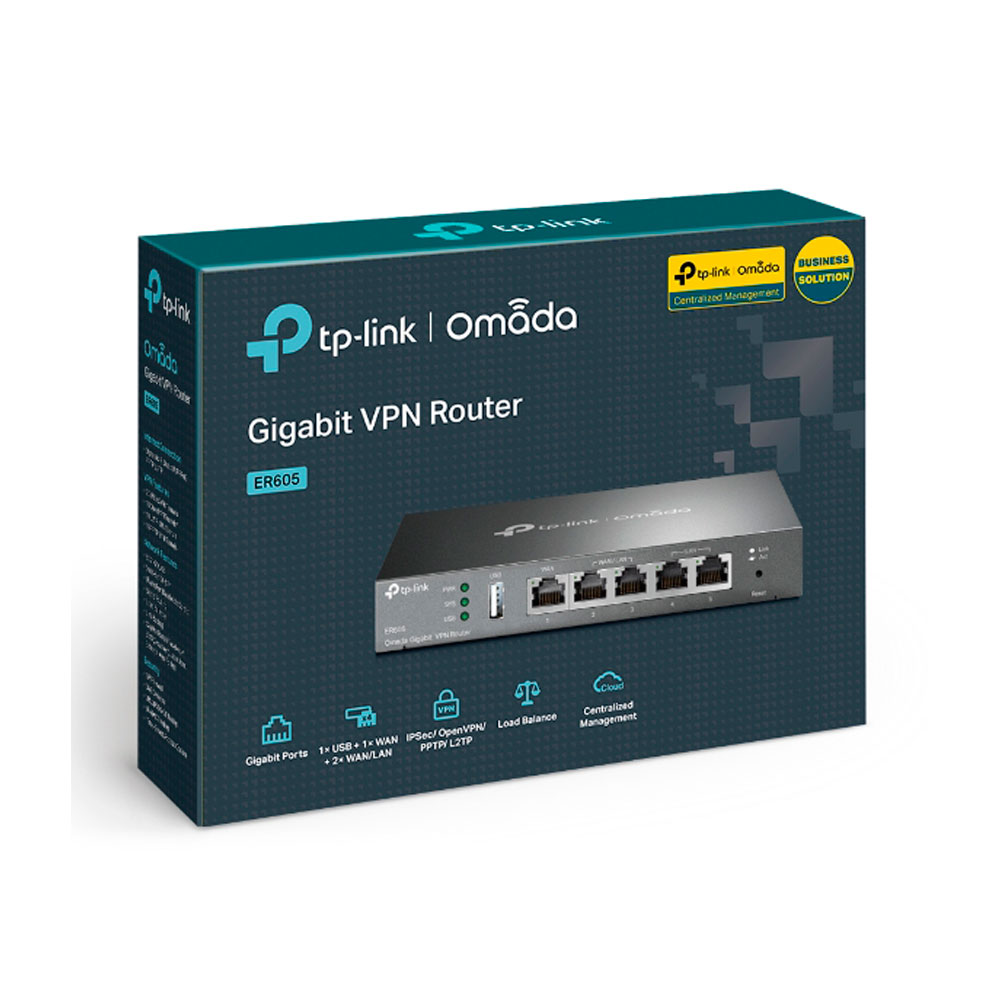 [TL-R470T+] TP-Link Router Balance de Carga 4 Puertos WAN Negros