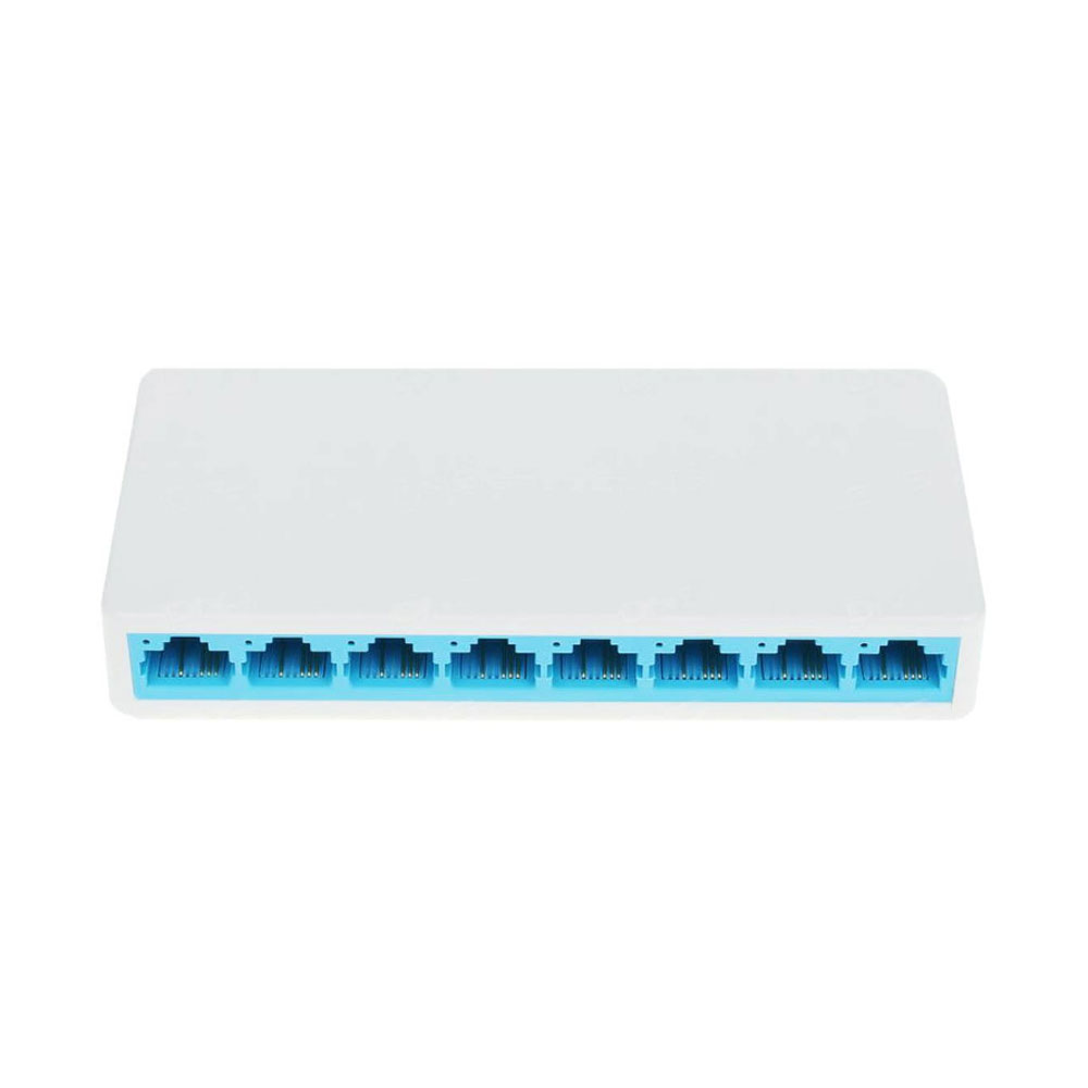 Switch Mercusys de escritorio NO adminstrable de 8 puertos 10 / 100Mbps