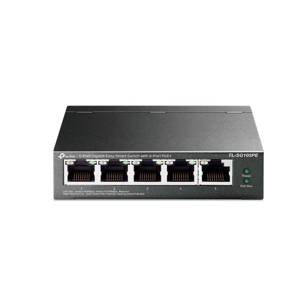 TP - Link Switch Administrable Gigabit 5 Puertos TL - SG105PE