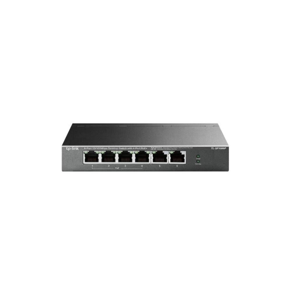 [TL-SF1006P] TP-Link Switch PoE TL-SF1006P 6 Puertos 10/100 Mbps