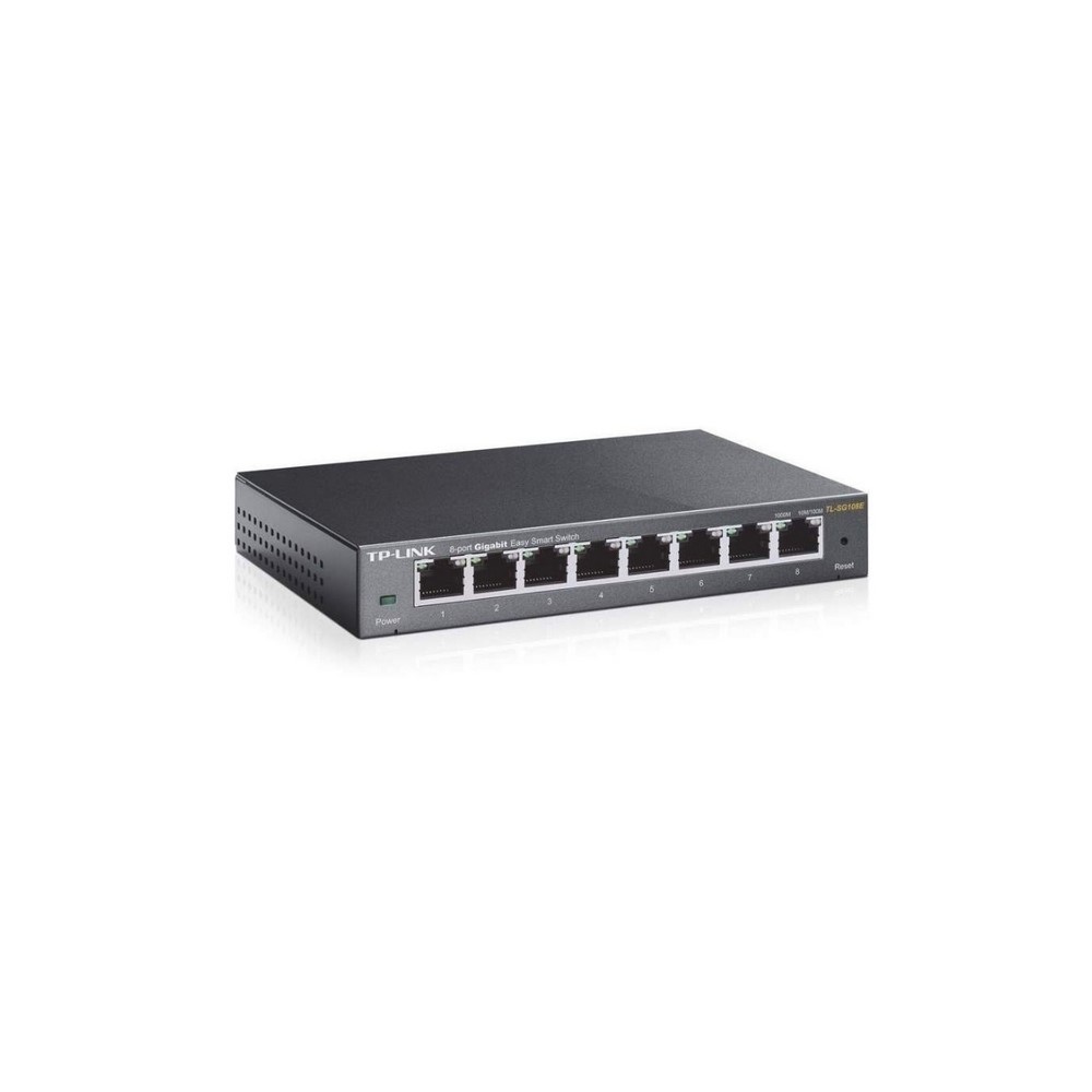 [TL-SG108E] SwitchTP-LINK denteligente Sencillo 8 puertos Gigabit