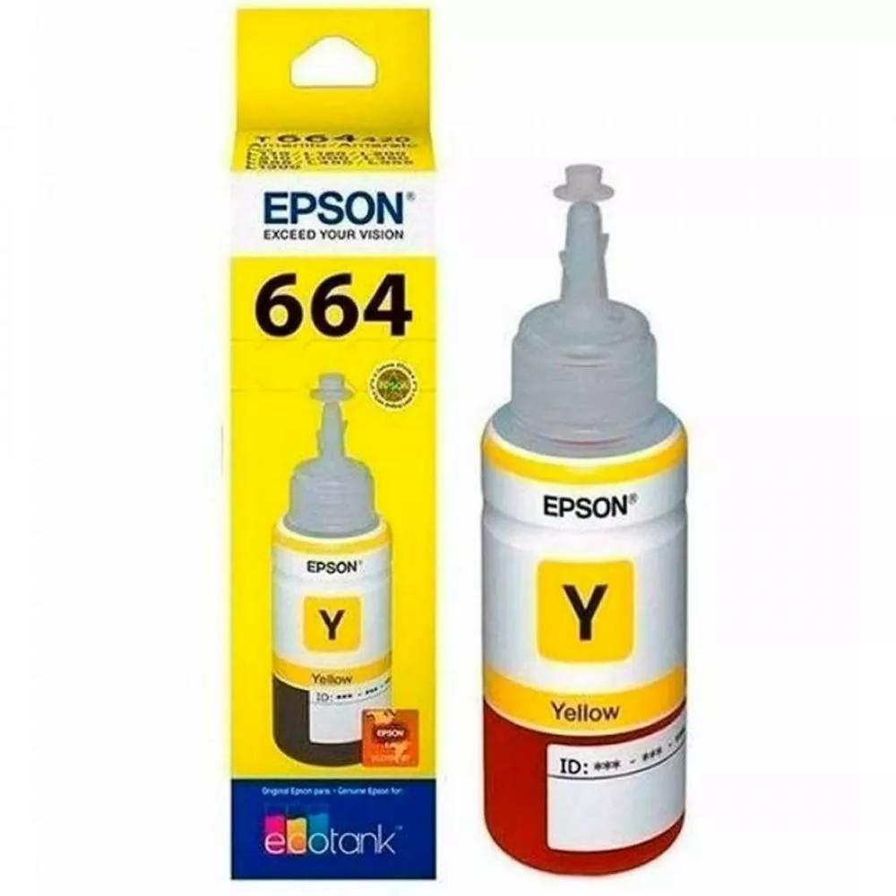 [C13T66442A] Botella de Tinta EPSON T664420 L200/210/350/355/555 COLOR Amarillo