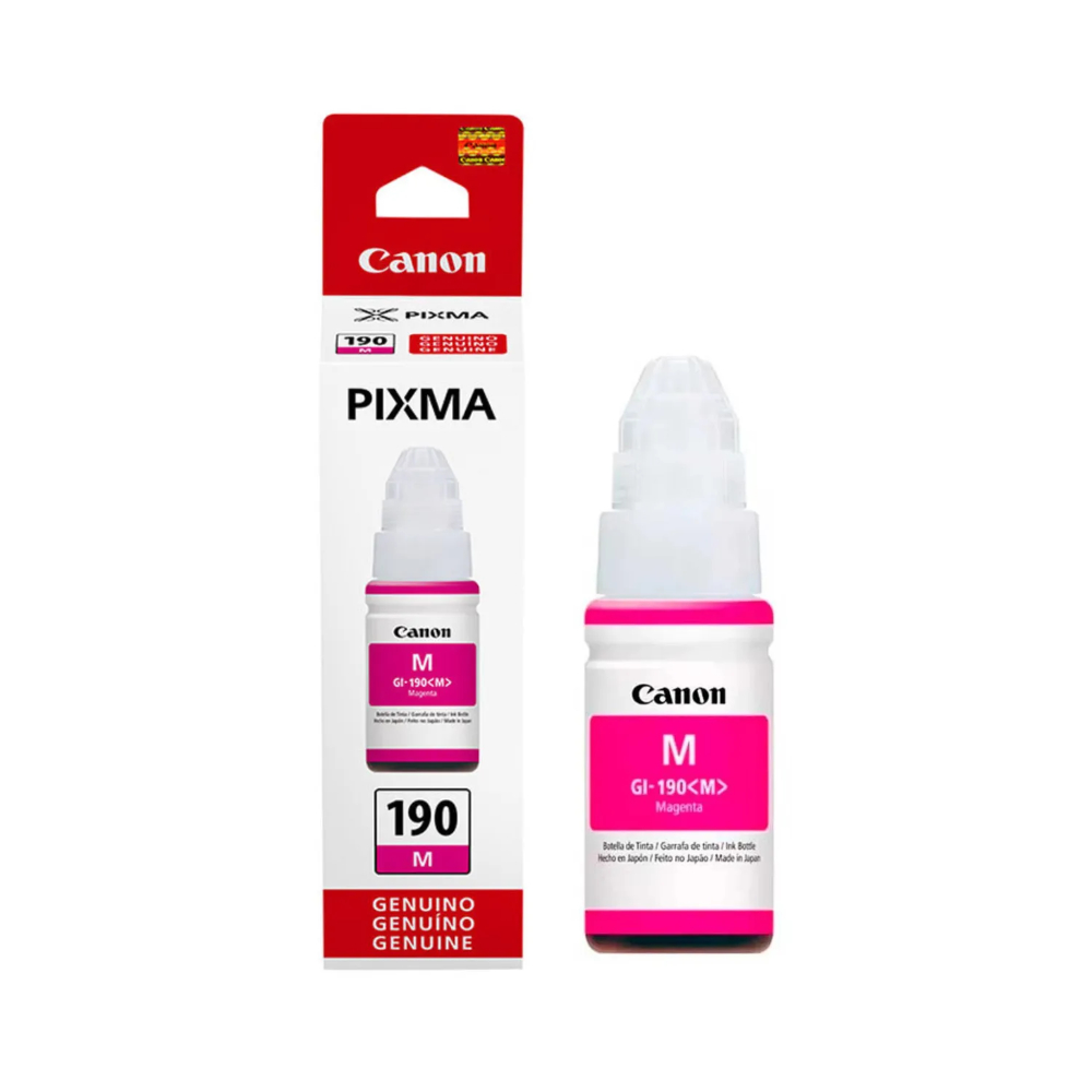 [0669C001AC] Botella De Tinta CANON Gi-190 Magenta (7.000 Pag)