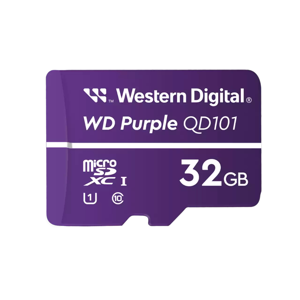 [WDD032G1P0C-85AEL0] Western Digital Tarjeta De Memoria MicroSD Purple 32GB Rápidas