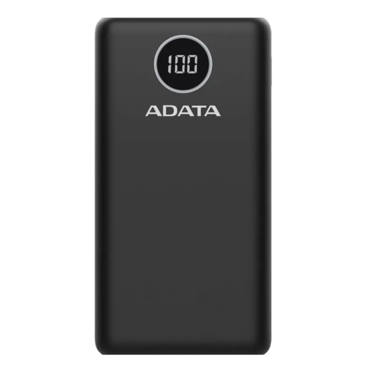 [AP20000QCD-DGT-CBK] Power Bank 20000mAh 2 Puertos USB Quick Charge y Tipo C Negra