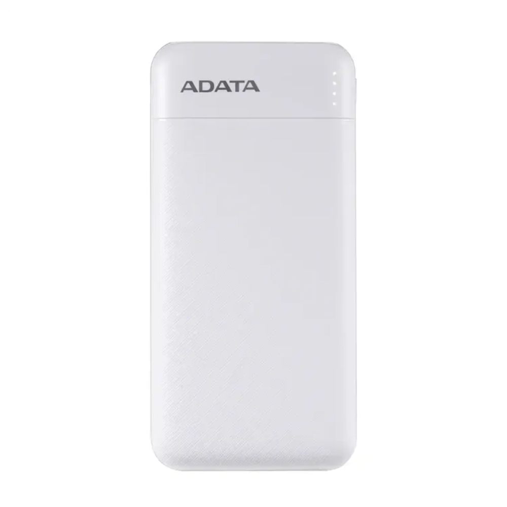 [PC100-14WH] ADATA Batería Externa 10000mAh 2 USB 1 Type-C Blanca