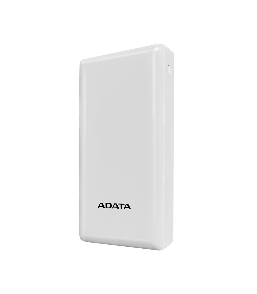 [PBC20-WH] Power Bank 20000mAh 2 Puertos USB y Tipo C Blanca
