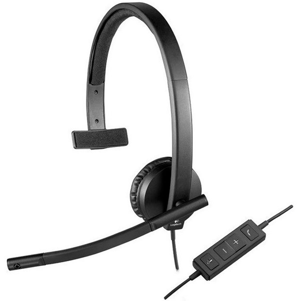 [981-000570] Logitech Audífonos H570e con Micrófono USB Negros