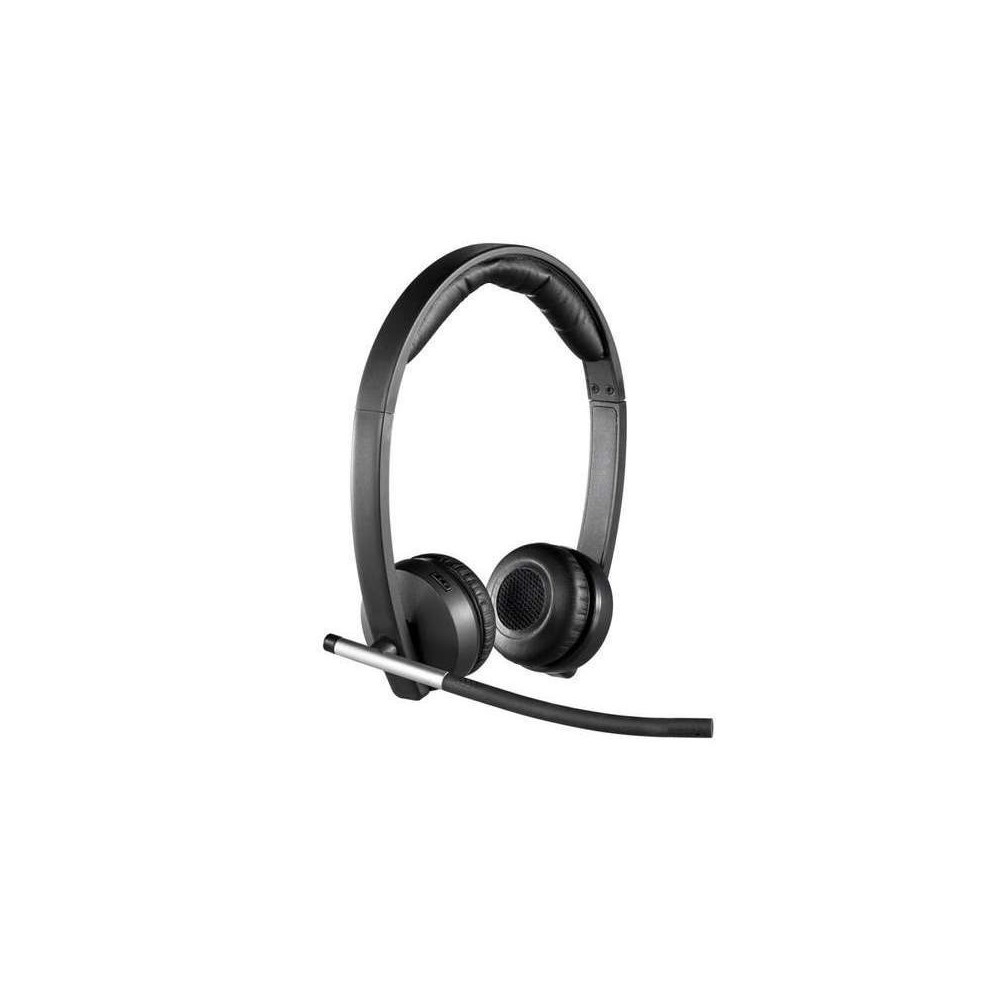 Audifonos 981-000516 Diadema logitech H820e biaural inalámbrico, receptor USB, compatible Win-Mac, controles integrados, color negro