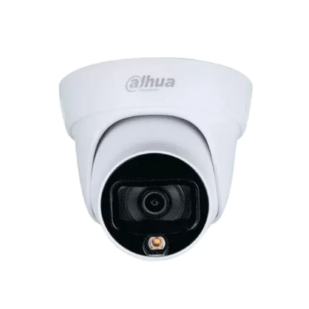 [DH-HAC-T1A29N-2.8MM] Cámara Dahua Domo FULL COLOR 2 MP, Lente fijo 2,8mm, 4en1 (CVI/TVI/AHD/CVBS), DWDR, Smart IR20m, Plástica, IP67 12VDC.