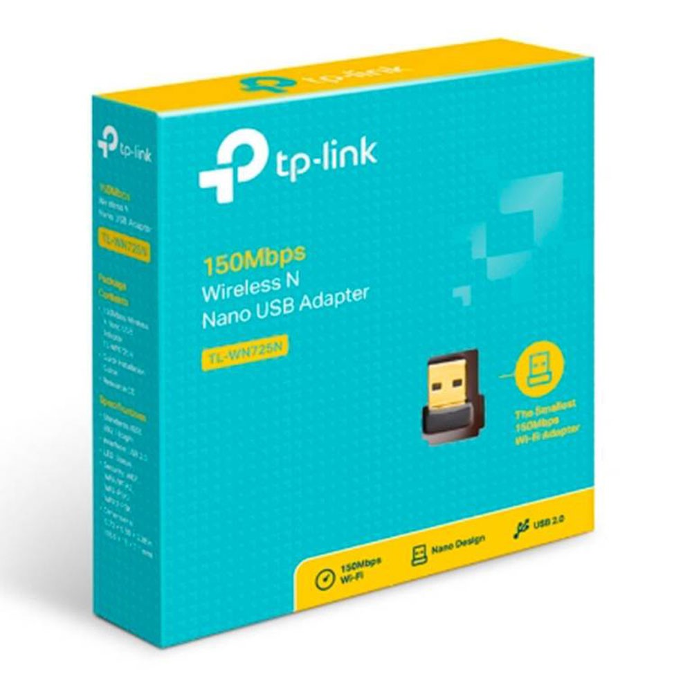 [TL-WN725N] TP-Link Adaptador de Red Nano USB N 2.4 GHz