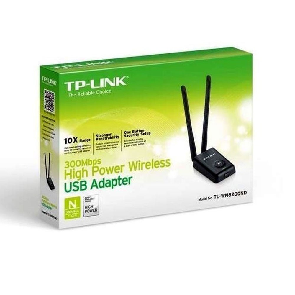 [TL-WN8200ND] TP-Link Extensor de Rango 300Mbps Alta Potencia Blanco