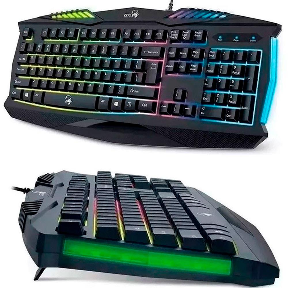 [31310475101] Genius Teclado Gamer Gx con Iluminación LED Multicolor